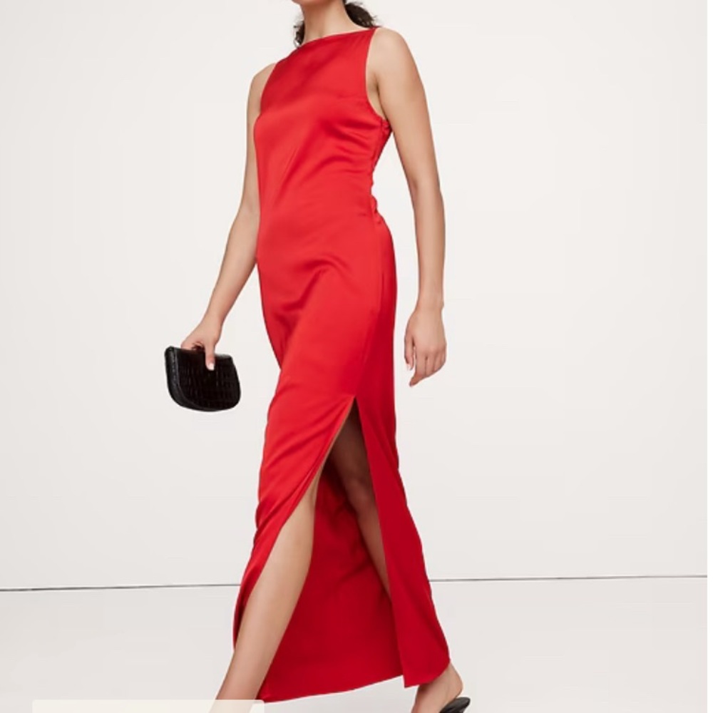 Chic Red Maxi Dress
